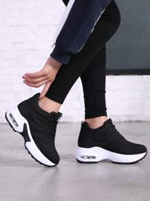 New Versatile Women Plus Size Casual Breathable Shock-Absorbing Walking Shoes, Fashion Platform Thick Bottom Sports Shoes, Women's Air Cushion Thick Bottom Casual Shoes, Women's Platform Sneakers, Women's Thick Sole Casual Shoes, Men's Thick Bottom Sports Shoes, Men's Thick Sole Casual Shoes, Men's Platform Sneakers, Men's Platform Casual Shoes