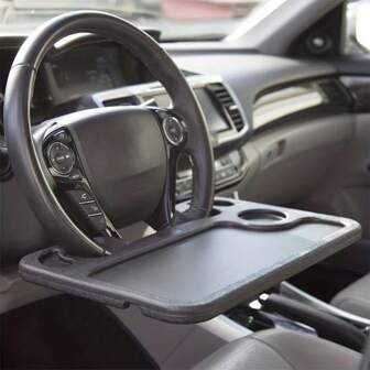 Make Driving Easier With The Multifunctional Car Steering Wheel Tray Table Steering Wheel Storage Rack Storage Board Card Table