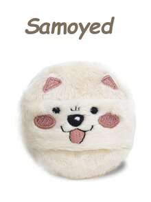 1PC Round Cartoon Velvet Powder Puff Face Makeup Sponge Cosmetic Washable Lightweight Makeup Tools Suitable For All Skin Types, Makeup Beginners, Ideal For Wet And Dry Loose Powder Application - Multicolor - View 7