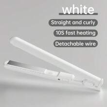 Two-In-One Hair Straightener And Curler, USB Powered Mini Styler, Dual Use, Anti-Scalding, Portable Travel - Multicolor - View 11