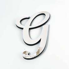 Pegatinas decorativas de espejo acrílico tridimensional de 20 cm, con contorno de letras cursivas dinámicas de tres colores: oro / plata / negro. Diseño autoadhesivo y extraíble para crear fácilmente una escena destacada de fiesta de cumpleaños: collage "Feliz cumpleaños" en el espejo de la pared trasera. Decoración de pared, decoración de habitación, espejo de pared, espejo para habitación, decoración del hogar, decoración del baño, decoración de la sala de estar