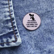 Famous Badge Of A Girl In Trouble - Silver - View 4