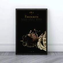 1 幅经典宫廷剧电影《宠儿》海报人物帆布画电影墙画客厅家居装饰可选画框 - 彩色 - 查看 3