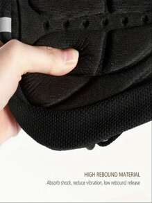 1pc Ergonomic 3D Gel Bicycle Seat Cushion - Super Soft, Thick & Comfortable Silicone Pad, Suitable For Mountain And Road Bikes, Breathable Design With Easy Install Drawstring, Non-Slip - Available In Black, Blue, Red, For Pressure Relief & Enhanced Outdoor Cycling Experience | Ergonomic Bike Seat | Random Color Bike Seat With Pad