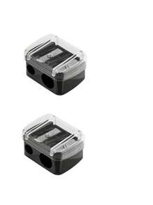 8/4/2pcs Makeup Pencil Sharpener, Lip Liner Pencil Sharpener, Eyebrow Pencil, Eyeliner Pencil Makeup Tool Sharpener, Eyeliner Pencil Sharpener, Double Hole Design, Excellent Material,Big & Small Hole Design, Easy To Use,Portable, Wide Application, Suitable For Beauty Salons, Nail Salons
