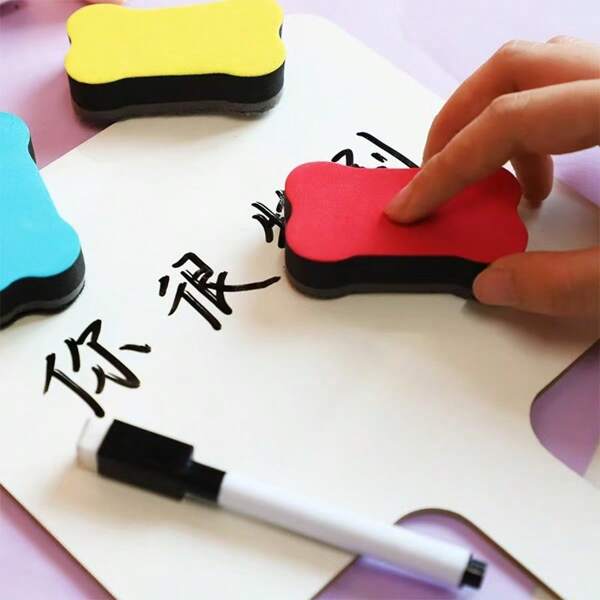 Pennarelli riutilizzabili a base d'acqua per lavagna bianca con pennello, creativi, adatti per studenti, insegnanti, scrittura su lavagna nera, tela da disegno, forniture scolastiche, back to school