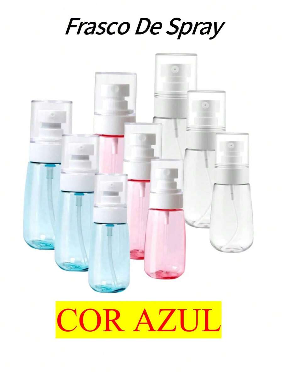 30/60/100ml Refillable Moisturizing Liquid Spray Bottle Portable For Travel - Baby Blue - View 1