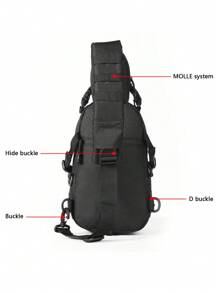 Multi-Function Sports Chest Bag, Outdoor Sports Sling Bag, Crossbody Bag With Multiple Pockets, Suitable For Hiking, Trekking, Camping And Various Outdoor Activities