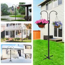 New XDW-GIFTS Double Shepherds Hooks For Outdoor, 2-Pack Heavy Duty Garden Pole For Hanging Bird Feeder, Plant Baskets, Solar Light Lanterns, Garden Plant Hanger Stands  5  Prongs - Style B 76 Inch - View 5