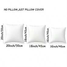 4pcs, Brown Blue Wood Text Outdoor Throw Pillow Covers Farmhouse Decorative Pillowcases One Sided Printing For Balcony Garden Patio Furniture Tent Swing Deep Seat Sofa Decor Without Pillow Inserts, Polyester, 16x16 18x18 20x20 Inches