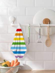 Set de 2 toallas de mano con patrón geométrico ultrasuaves, trapo de cocina tejido de poliéster ultrablandos, decoración de granja moderna, regalos para vecinos, artículos de limpieza, toallas de cocina