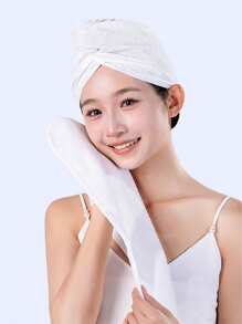 1pc Travel Bathrobe, Disposable Bath Towel, Summer Bathrobe, Travel With Bathroom Towel, Convenient Disposable Hotel Bathrobe, Portable Bathrobe, Suitable For Hotels, Homestays, Pool Party Supplies, Spa, Beauty Salon, Clean, Health, Thick Comfort And Skin Friendly Clean Back To School