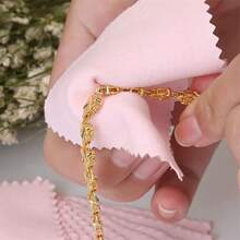 10-50 Stück 8x8cm polnisches Poliertuch in Silberfarbe, Reinigungstuch zum Polieren, weiches Reinigungstuch zum Abwischen für Silber-, Gold- und Schmuckpflege