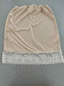 European And American Style Lace Slip Skirt, A-Line Skirt, Women Underskirt