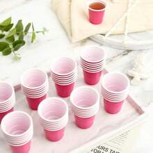 10/50/100pcs 2oz Pink Shot Cups, Hot Pink Party Cups, Bachelorette Party, Birthday Party Cups, Jello Shots, Shower, Hot Pink Party Favors, Pink Party, Party Shot Glasses Mother's Day Graduation