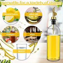 1pc/350ml/500ml油瓶，玻璃油分配瓶，防漏油罐，储油瓶，调味瓶，醋瓶，调味容器，厨房必需品 - 無色 - 查看 3
