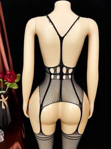 Sexy Lingerie For Women,Sexy Women'S Lingerie - Women'S Novelty Clothing See-Through Fishnet Tights, Open-Chested Feminine Jumpsuits, Open Fishnet Stockings Body Stockings, Women'S Sexy Lingerie, Suitable For Valentine'S Day Gifts/Anniversary Gifts/Confident Night