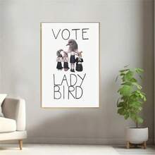 1/3PCS Lady Bird Movie Poster, Classic Movie, Decorative Painting, High Quality Living Room, Bedroom, Dormitory, Kitchen Wall Art, Ideal Gift For Movie Lovers And Fans, Aesthetic Wall Decoration Frameless