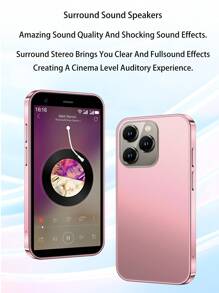 SOYES SOYES XS15 Pink 3G Netzwerk Mini Smartphone, kommt mit Handy-Trageriemen, 3,0-Zoll HD Bildschirm, 2GB RAM + 16GB ROM, Dual SIM Dual Standby, unterstützt Play Store und. Das ist ein gutes Geschenk für Mädchen. Es ist ein kleines und tragbares TaschenHandy zum Musikhören, Fernsehen und Spielen.