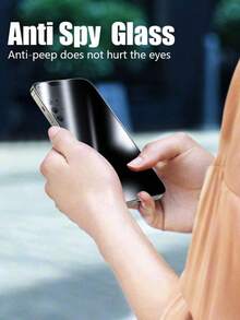 3 件装防眩光钢化玻璃前膜手机屏幕保护膜适用于 16 15 14 13 12 11 Pro Max XR X XS Max 7 8 Plus 手机保护防窥玻璃