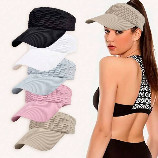 1pc Women's Multi-Color Hiking Outdoor Sun Hat, Brimless Baseball Cap, Spring/Summer Outdoor Sports Sun Protection Hat