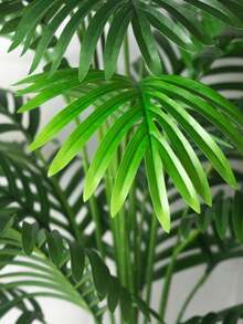 90-120cm Large Artificial Plant, Fake Palm Tree, Tropical Palm Leaves, Artificial Palm Plant, Tall Tree, Indoor Realistic Plastic Turtle Back Bamboo Leaves, Suitable For Home, Kitchen, Outdoor, Office Decor