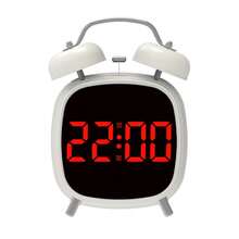 ساعة منبه صغيرة الحجم ذات صوت عالٍ وتصميم أنيق، تعمل بالبطارية والشحن عبر USB، مناسبة للاستخدام في غرفة المعيشة والنوم والمكتب، وتصلح كهدية لمناسبات الشكر والميلاد، ديكور منزلي