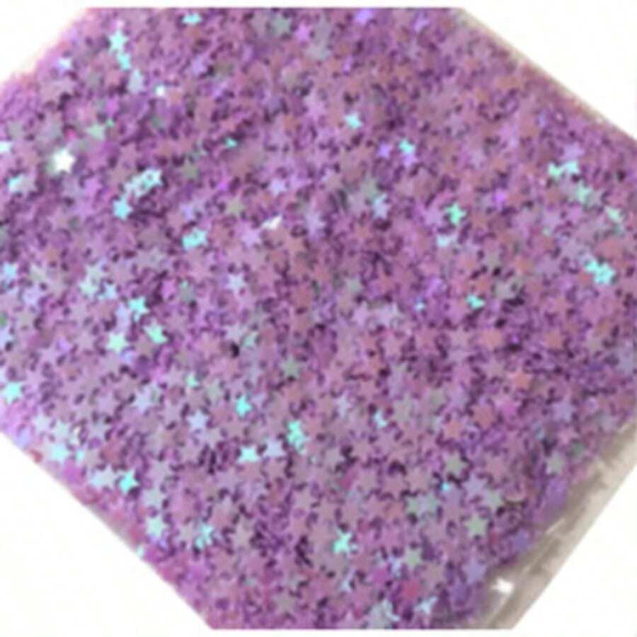 Lantejoula Mini Estrela 03mm (100 gramas | 5 Pac x 20g) - Lilás - Visão 1