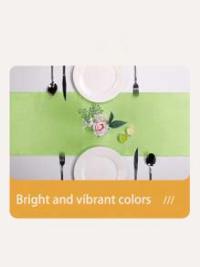 1 Peça Trilho de Mesa Cor Sólida, Tapete de Mesa Decorativo de Hotel de Estilo Nórdico de Alta Densidade para Casamentos, Trilho de Mesa e Tapete Estilo Europeu Multicoloridos