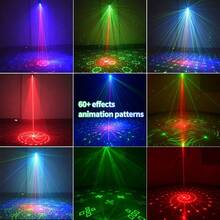 USB Powered Laser Lights, DJ Disco Stage Party Lights, 120 Lighting Effects, Projection Lights For Christmas And Halloween Decoration, Voice Controlled Strobe Projectors, Karaoke Bars, KTV Bars, Dance Gifts, Birthdays And Weddings - ánh sáng màu - Xem 4