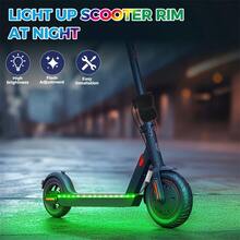 1 Set RGB Scooter Safety LED Light Strip,USB/Battery Dual Mode Power Supply And Can Be Cut To Size Night Riding Warning Light Bar Valentine'S Day Christmas Gift - Multicolor - View 3