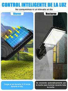 CcRetro 4 Pack Lámpara Solar Exterior,Luces Solares Jardin para Interior y Extrior, Reflector LED Exterior Solar,Focos Solares con Sensor,Solar Luz de Pared,IP65