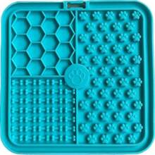 Tapis à lécher pour animaux de compagnie chat/chien avec ventouse super puissante, anti-dérapant, lavable, en silicone anti-déformation et anti-morsure