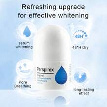 Antitranspirante Perspirex Roll-On 48h, Desodorante para Axilas, Control de Sudor y Olor, Efecto Duradero para Hombres y Mujeres - Blanco - Ver 3