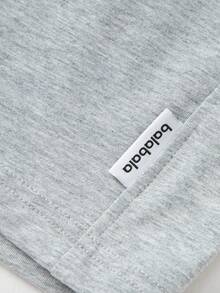 Balabala Children's Short Sleeve Set 2025 New Boys' Summer Two Pieces Set Quick-Dry Lightweight Casual - Blue-gray Tone - View 6