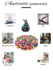 60pcs Beautiful Waterfall Backflow Incense Set, Home Fragrance Kits For Holiday Celebration, Spa, Yoga, Relaxation, Meditation, Mixed Scents Made Of Natural Ingredients, Long Lasting Odor Removal, Fresh Air For Home, Living Room, Bedroom, Bathroom, Can Be Purchased Individually As Sample