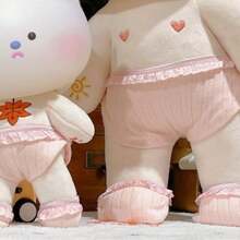 20cm Cotton Doll Outfit - 1 Set With Bottoms And Socks, Only Clothes, Sitting Position, Cotton