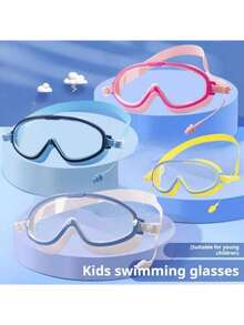 Swimming Goggles With Nose Anti Fog Goggles, Face Mask With No Leakage, Transparent Floating Diving Face Mask, 180 Wide Field Of View - Baby Pink - View 13