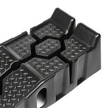 5000KG Capacity 2pcs Heavy Duty Car Ramps - Polypropylene Plastic Loading Access Ramps For Low Profile Vehicles - Black - View 6