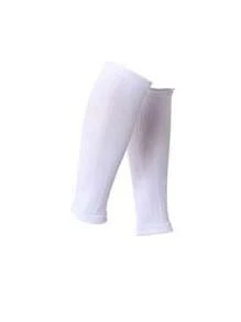 1Pair Calf Support Compression Sleeves For Women Men Running 20-30mmHg Footless Leg Socks Outdoor Sports Marathon Gym Gym Accessories