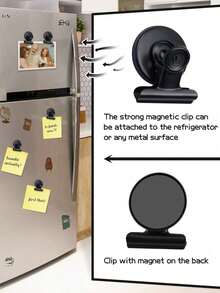 28pcs/20pcs/16pcs/8pcs/24pcs/4pcs/2pcs/10pcs/1pc 1.42*1.22*0.9 Inch Refrigerator Magnets, Magnetic Metal Chip Clips, Whiteboard Storage Cabinet Magnets, Strong Clips, Classroom Storage, Teacher Essentials, School Supplies, Magnetic Clips, Wedding, Galaxy Party Decor, Home Decor, Bedroom Decor, Birthday Decor, Kitchen & Bathroom Decor, Kitchen Accessories - Multicolor - View 7