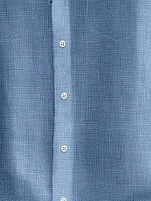 Men's Casual Plaid Texture Print Button Pocket Short Sleeve Shirt - Baby Blue - View 4