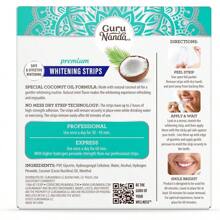 GuruNanda Teeth Whitening Strips - 7-Day Treatment With Non-Slip, Dry Strip Technology - Whitening Designed With Care For A Brighter Smile
