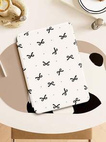 1 件圆点蝴蝶结保护套，适用于 Kindle 2024、Kindle NK 11/Kindle Kids Edition、Kindle Paperwhite 5、iPad (A16) 11 英寸第 11 代 2025、iPad 10.2 英寸第 10 代，具有自动唤醒/睡眠功能，轻巧纤薄，可保护您的平板电脑/电子阅读器 - 彩色 - 查看 15