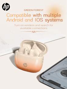 HP Wireless Earbuds With Case And Silicone Lanyard, 5.4 Wireless, Up To 30 Hours Playtime, Mini And Lightweight, Wireless Headphones With Mic, Compatible With IPhone Android, Gaming Headset And Speaker, Holiday Gift Christmas Present