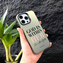 Bible Verse God Jesus Christian Print Pattern Phone Case For Compatible With IPhone 16e/16/15/14/13/12/11/ProMax/Pro/Plus/XSMax/X/XS, For Compatible With Samsung Galaxy/S24/S23/S22/Plus/FE/Ultra,Fashion Female Summer Unique Cases Shockproof Anti-Drop Design TPU+Pet Stylish Girl Women Friend Gift Unique Men Case Aesthetic Casing Cover Protection Protective Protector Fundas Para Protectores De Celulares Accessories Aesthetic Forro De Teléfono - 黑色 - 查看 5