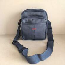 Shoulder Bag Unisex Shoulder Bag Side Fanny Pack 11926 - Azul Marino - Ver 3