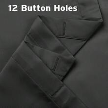 New Titanker Fabric Shower Curtain Liner Washable With 2 Magnets, 70 X 72 Inches, Waterproof, Soft Fabric, Lightweight Polyester, Black - 黑色 70 英吋寬 x 72 英吋長(1 包) - 查看 6