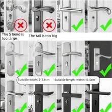 1/2PCS Small Floral Design Door Knob Cover, Black Color, Protects Wall And Door Locks From Damage, Anti-Static, Warmth-Keeping - Multicolor - View 7