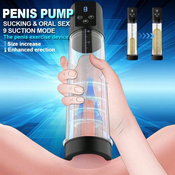 Bomba eléctrica para pene, masturbador automático, alargador de pene, juguete sexual para hombres, alargador de pene, extensor de pene, juguete sexual masculino